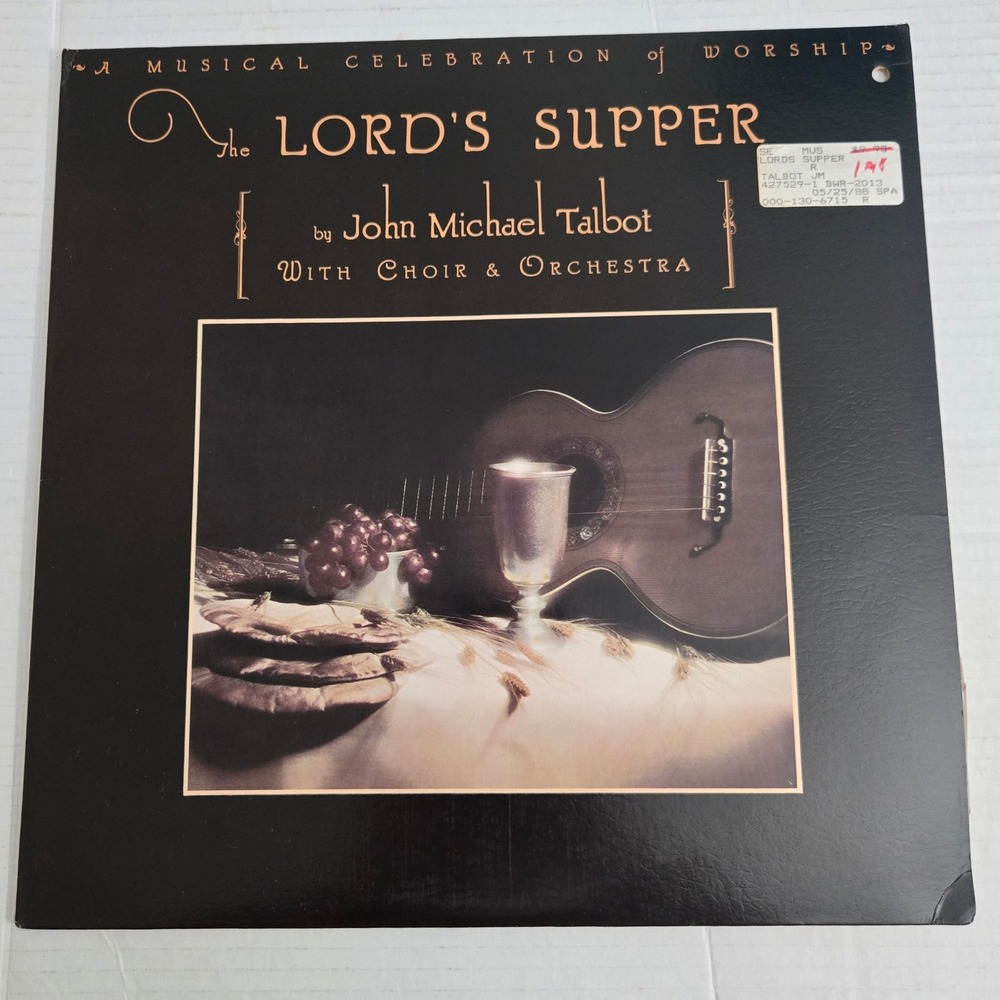 Vintage John Michael Talbot The Lords Supper Vinyl LP 1979 Christian Worship